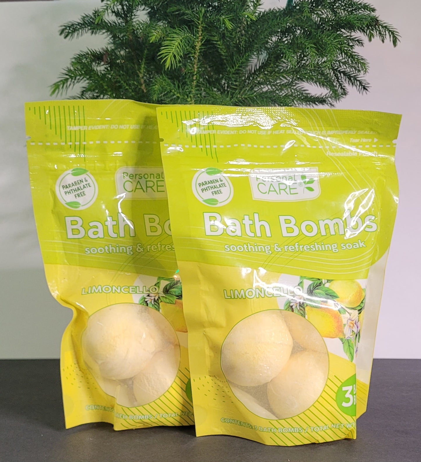Limoncello Scented Bath Bombs Set of 2
