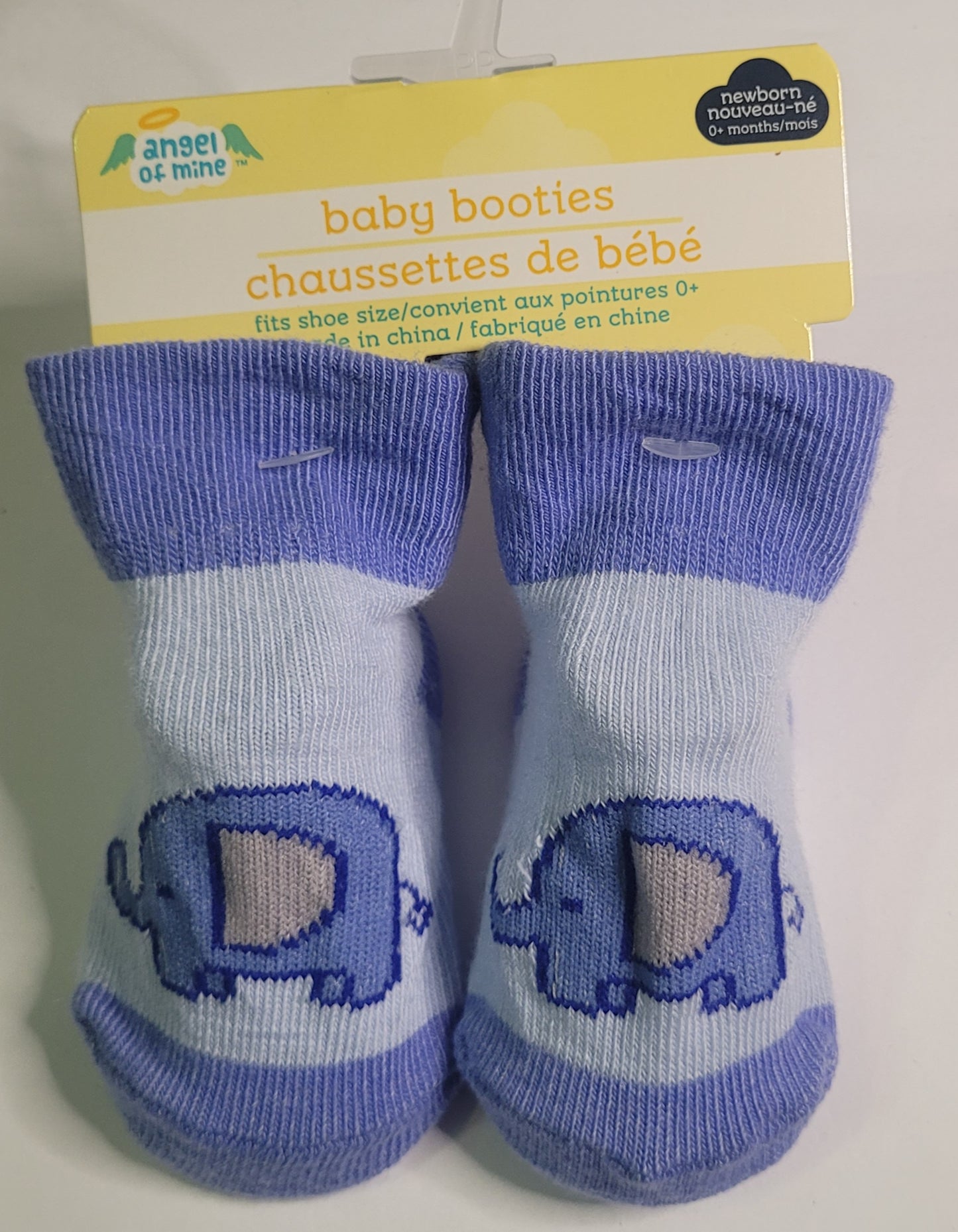 Newborn Baby Set with Hat & Scratch mittens and Elephant socks 2 pairs