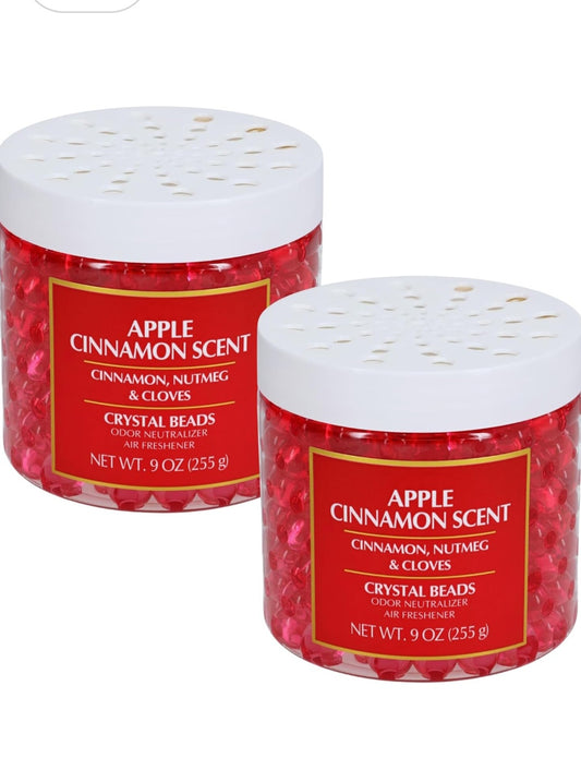 Apple Cinnamon Scented Beads 9oz 2pc set