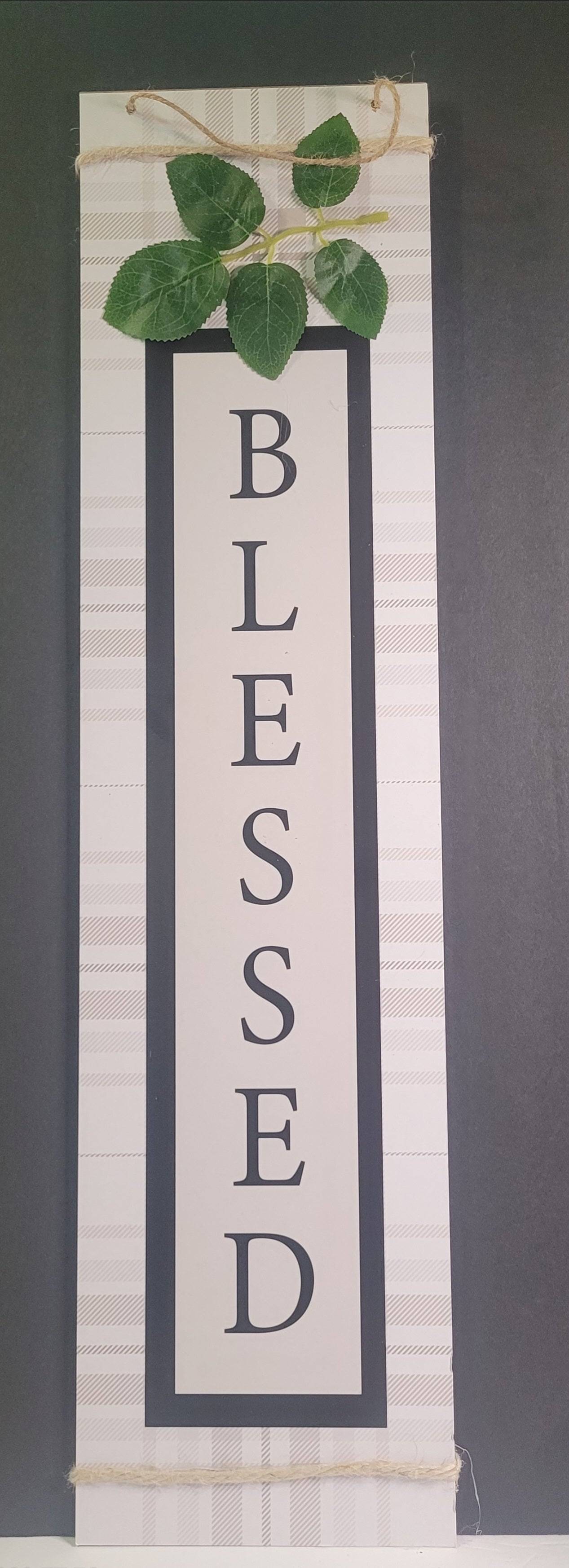 BLESSED - Wall Decor Indoor / Outdoor - 24×6 inches