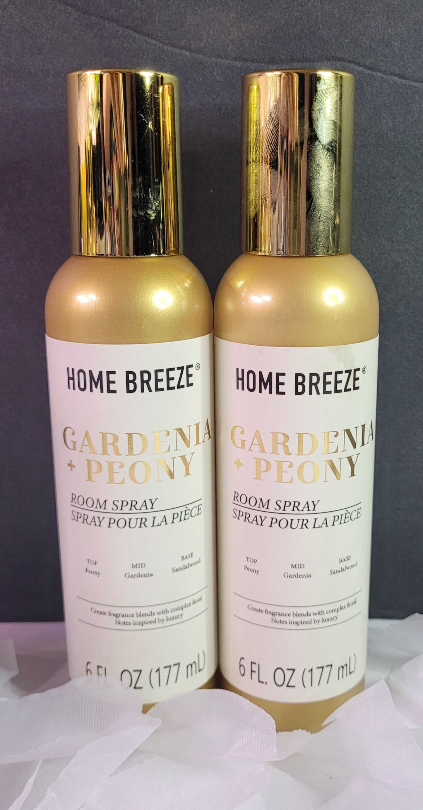 Gardenia + Peony Scented Room Spray 6oz ( Set of 2)