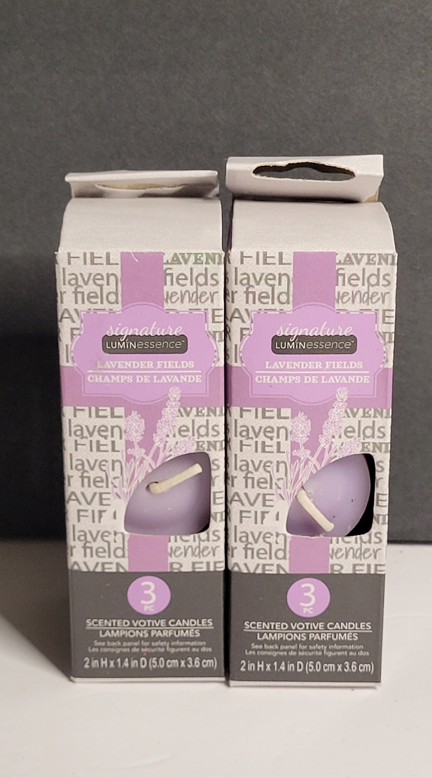 Lavender Votive Candles - Set of 2