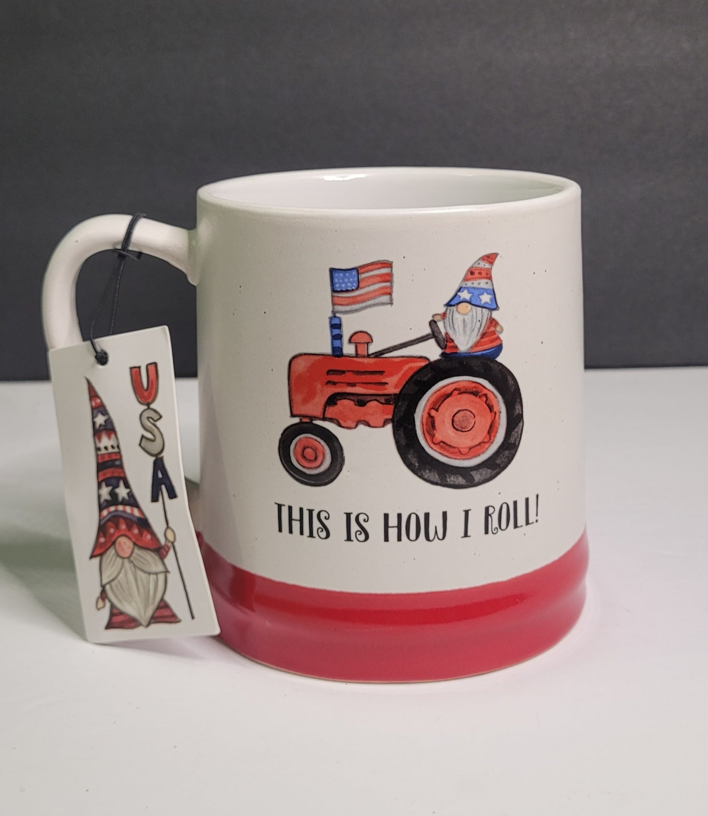 Gnome Mugs " THIS IS HOW I ROLL " Set of 2