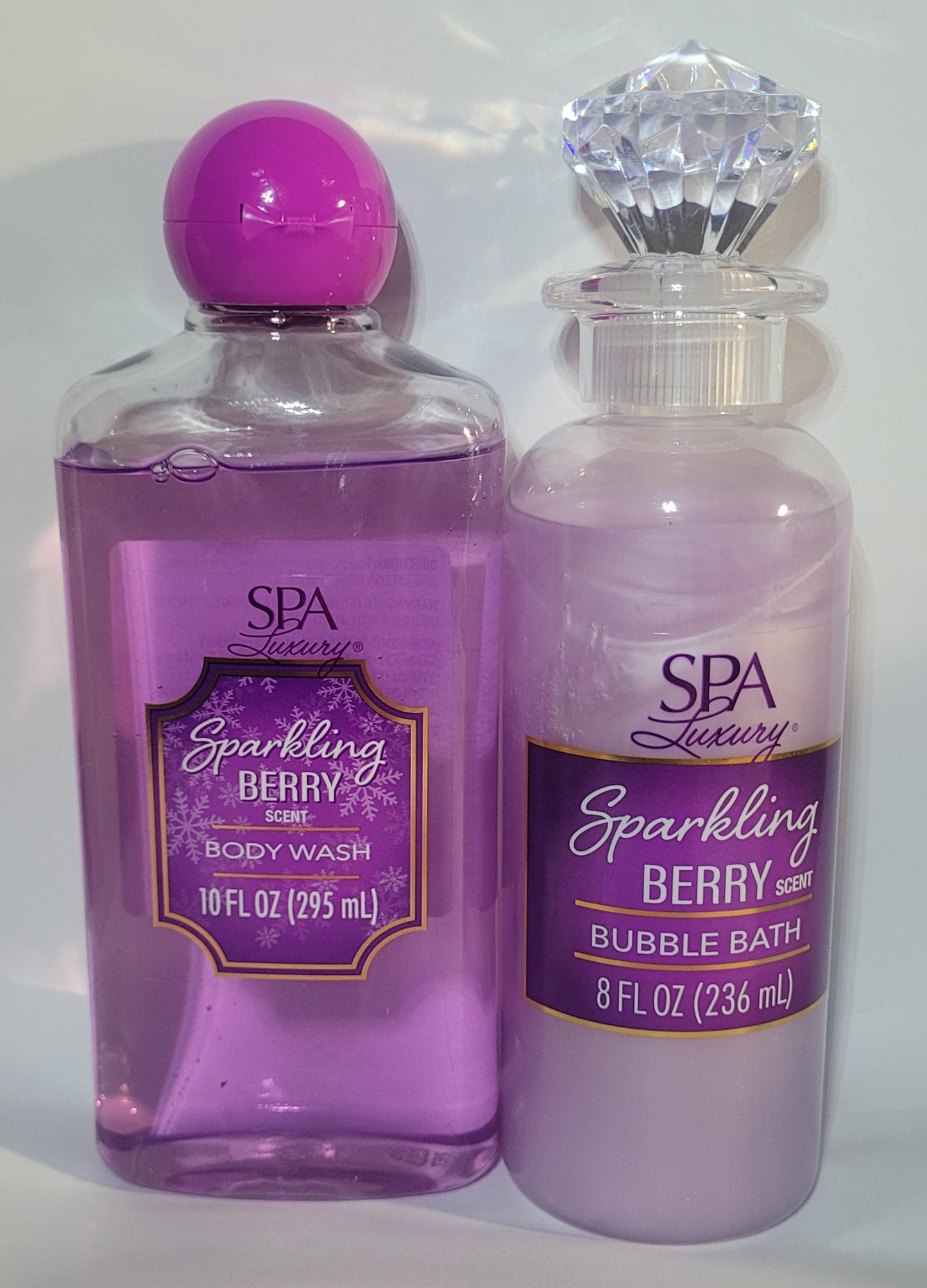 Sparkling Berry Scented Body Wash & Bubble Bath 2 pc Set
