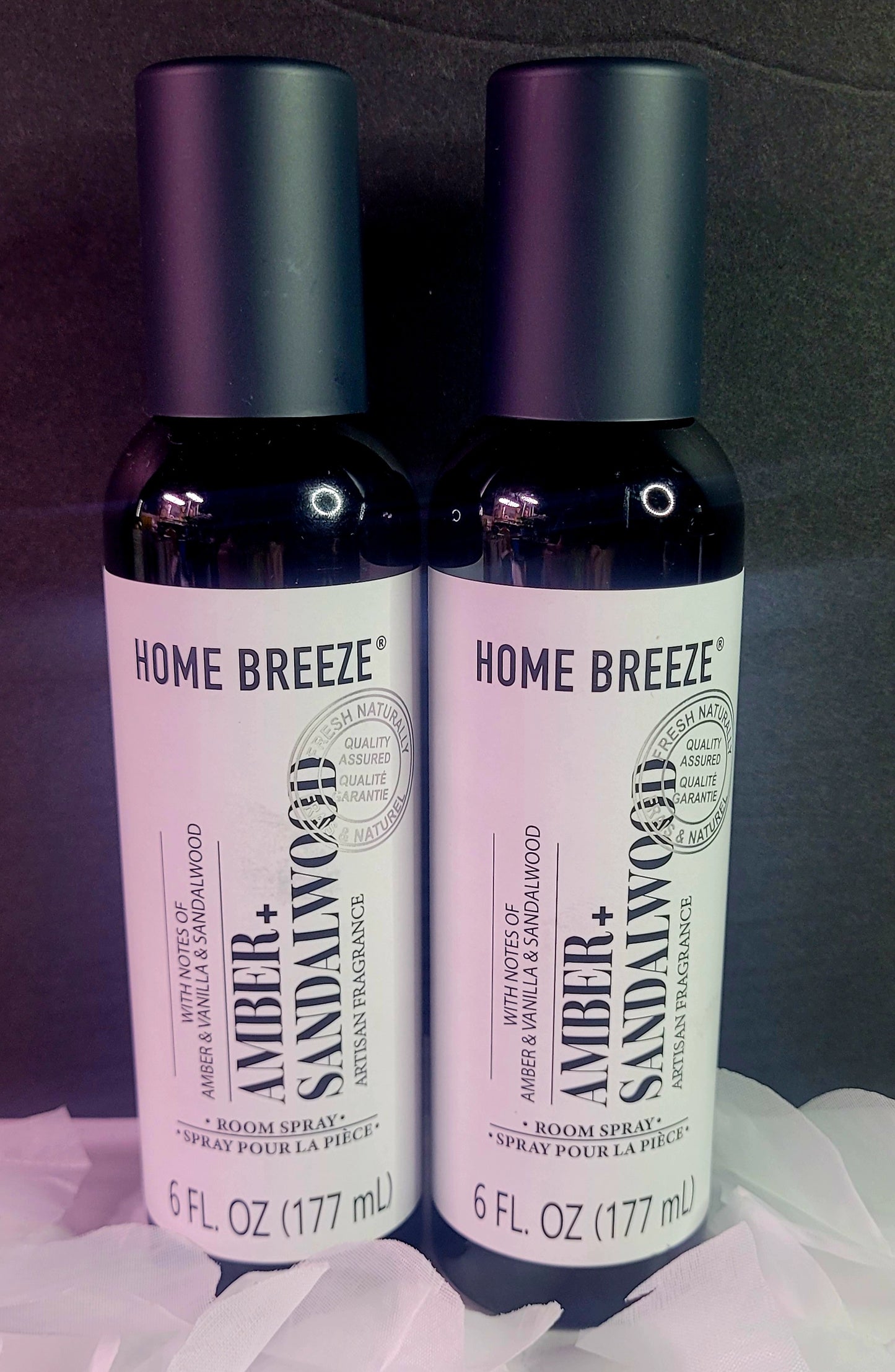 Amber + Sandlewood Scented Room Spray 6oz ( Set of 2 )