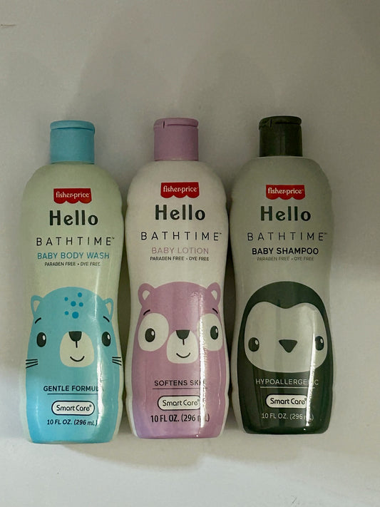 Baby Wash, Lotion &  Shampoo (3pc Set)