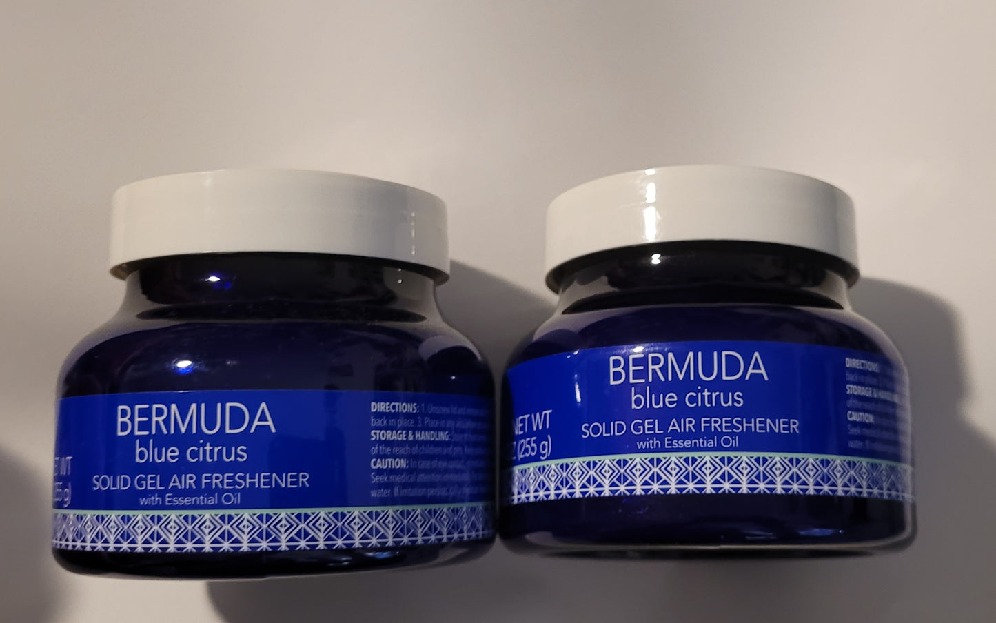 Blue Citrus Scent  Air Freshner Gel 8oz 2pc Set