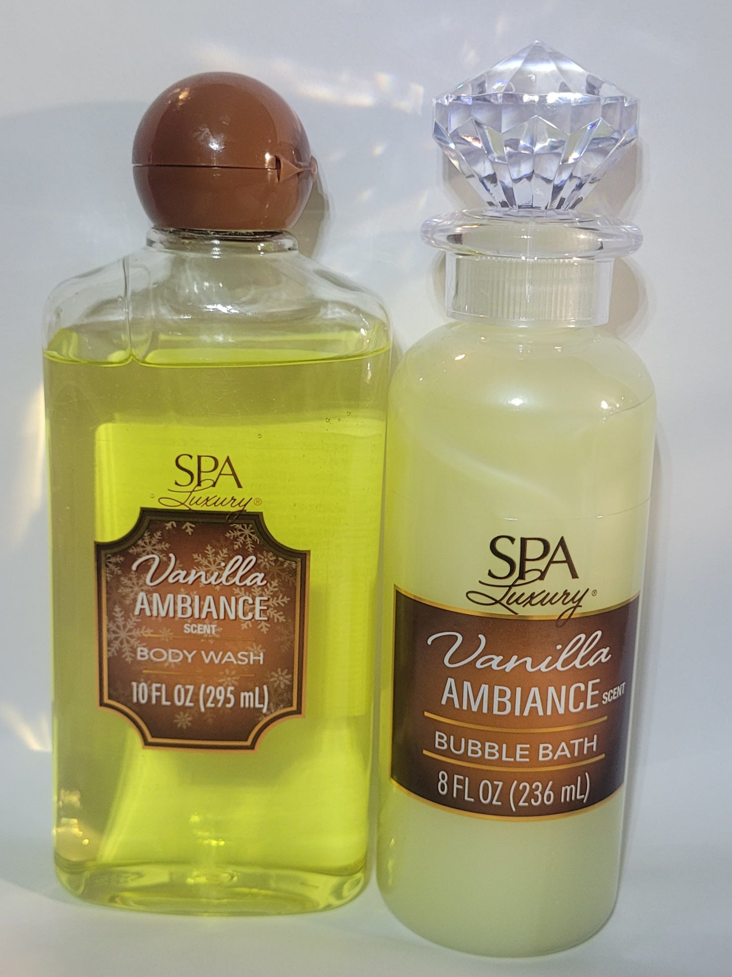 Vanilla Ambience Scented Body Wash & Bubble Bath - 2 pc Set