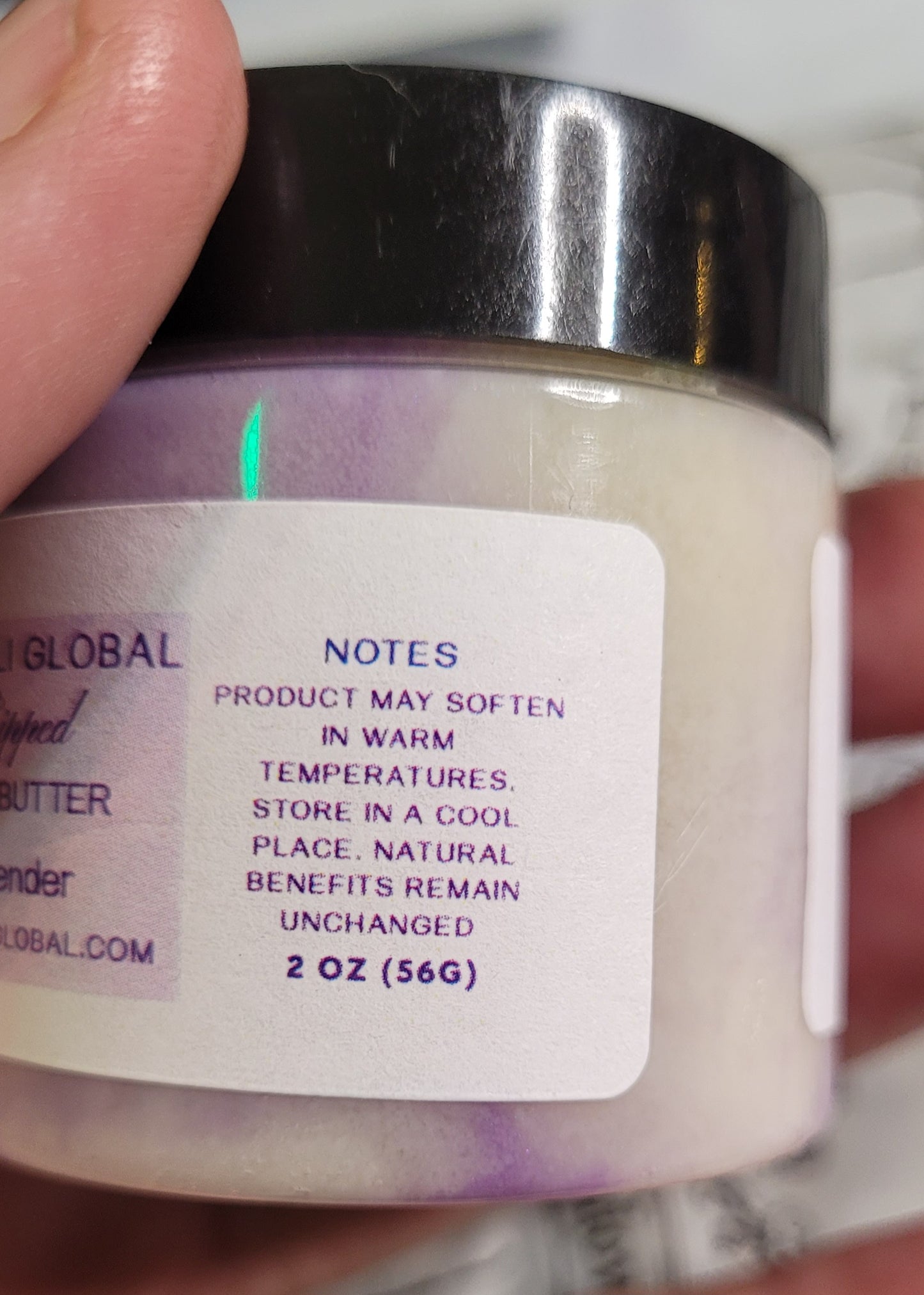 Whipped Body Butter Lavender Scented 2oz