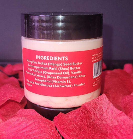 Modali Global Vanilla Rose Scented Body Butter 2oz