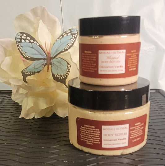 Holiday Gift Sets Available Now..🤎Cinnamon Vanilla 🤎 Body Scrub 4oz & Body Butter 2oz Sets