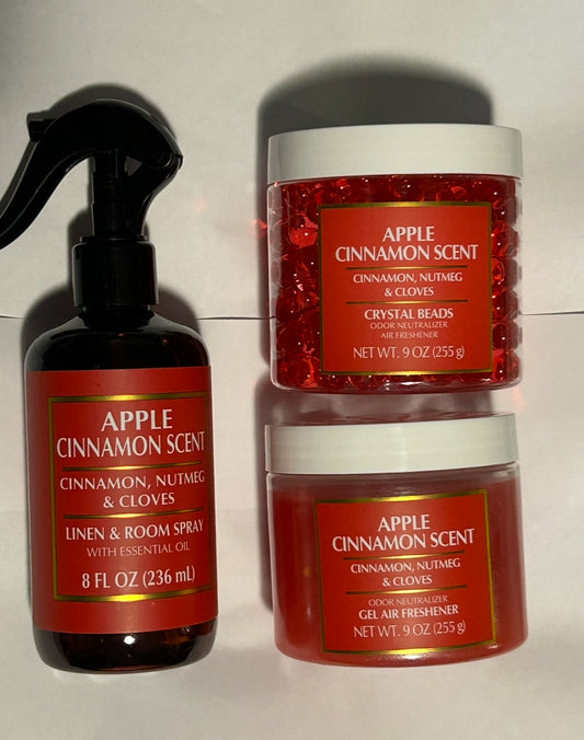 3pk Air Freshener Gift Set / Apple Cinnamon