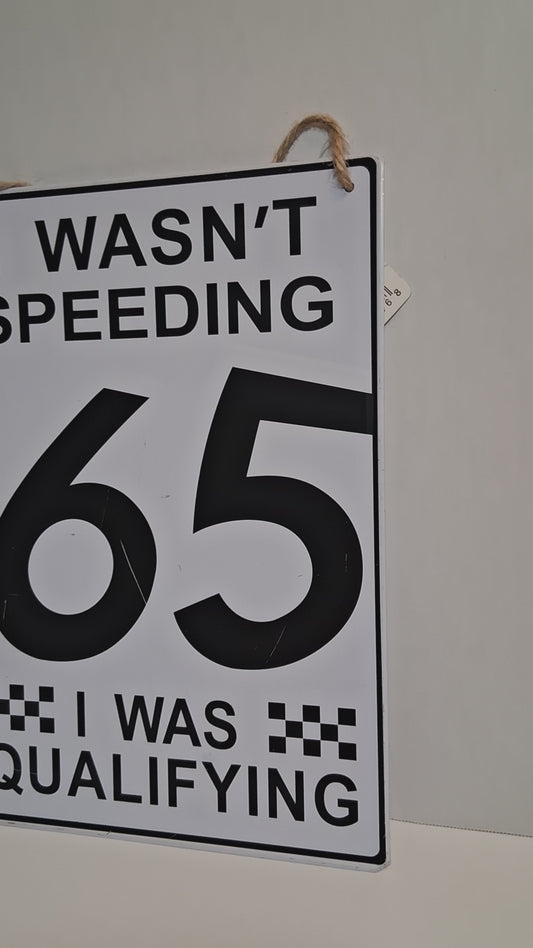 SPEED LIMIT SIGN (Metal)