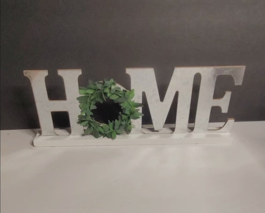 Decorative HOME sign that adds warmth and comfort to your space.”