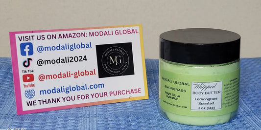 Modali Global Whipped Lemongrass Scented Body Butter 2oz 💫