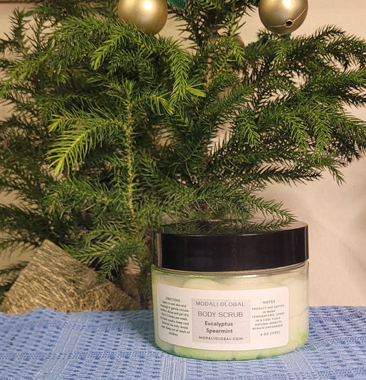 Modali Global Eucalyptus & Spearmint Body Scrub 4oz