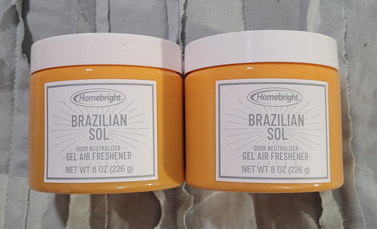 Brazilian Zol Scented Air Freshener Gel 8oz - Set of 2