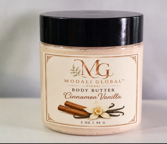 Modali Global Cinnamon & Vanilla Whipped Body Butter 2 oz 💫