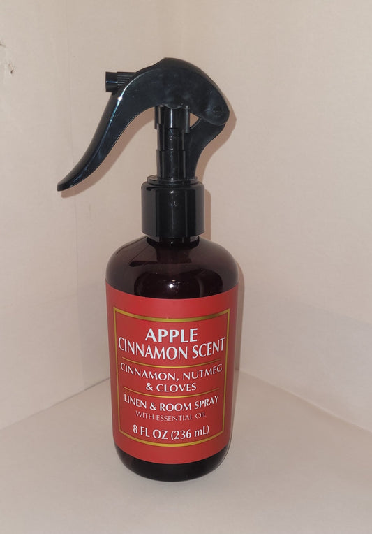 Apple Cinnamon Scent  Cinn,Nutmeg & Clove Room & Linen Spray 8oz
