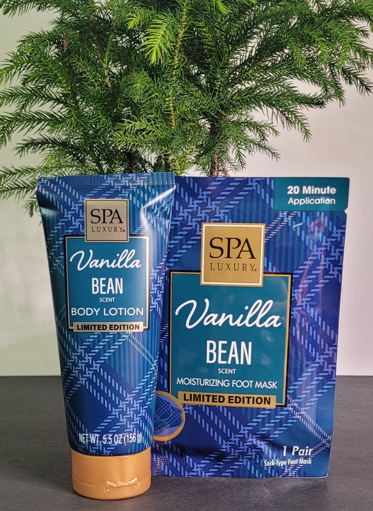 Vanilla Bean Body Lotion &  Foot Scrub Set of 2