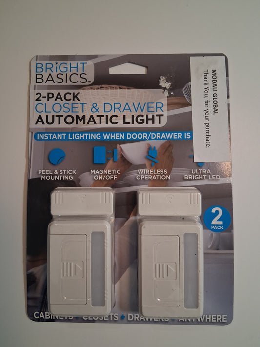 2 Pack LED Closet & Drawer Lights