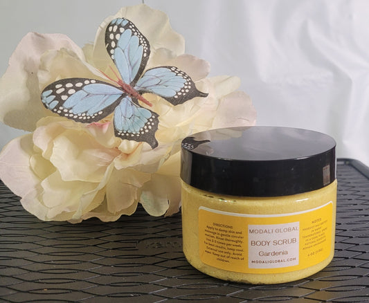 Holiday Gift Sets Available Now... 💛 Gardenia Scented 💛 4oz Body Scrub & 2oz Body Butter