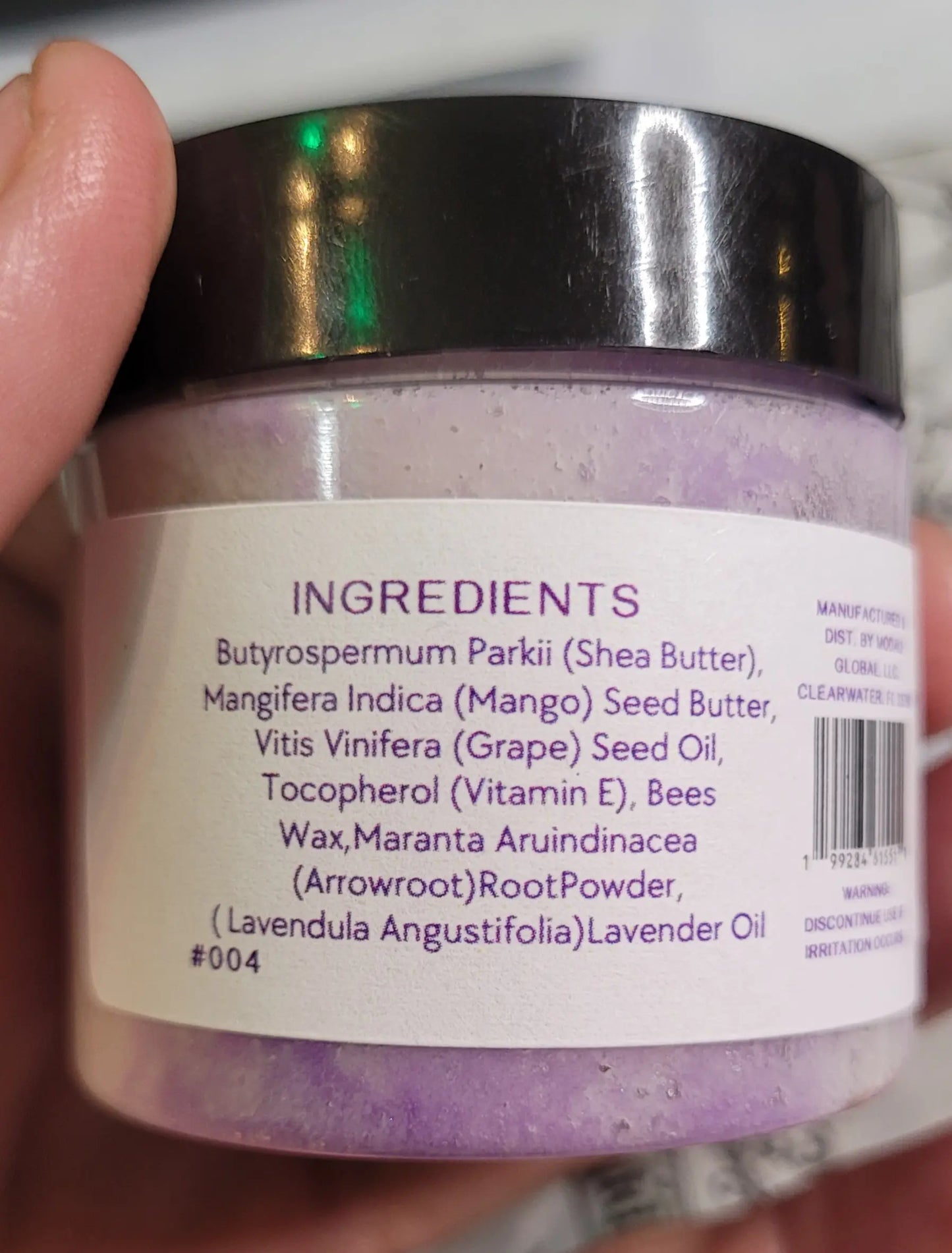 Whipped Body Butter Lavender Scented 2oz