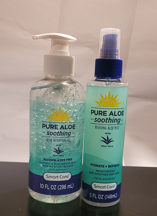 Pure Aloe Soothing After The Sun gel & Reviving Aloe Mist 2pc Set