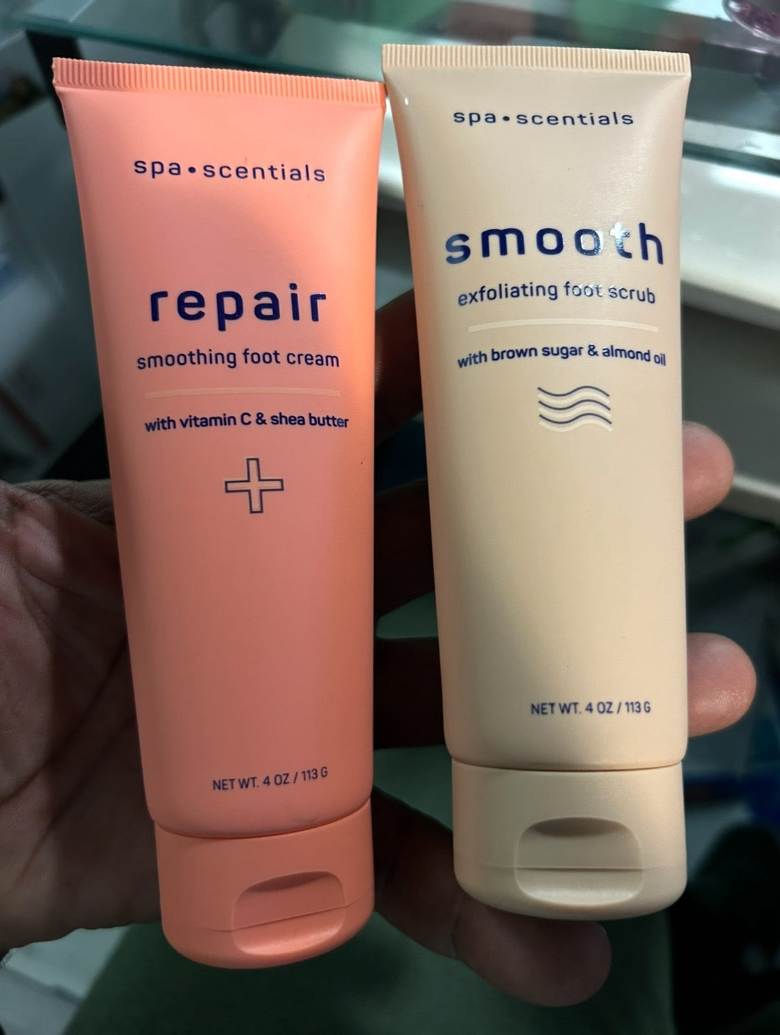 Foot Cream Repair & Smooth Foot Scrub ( 2pc Set )