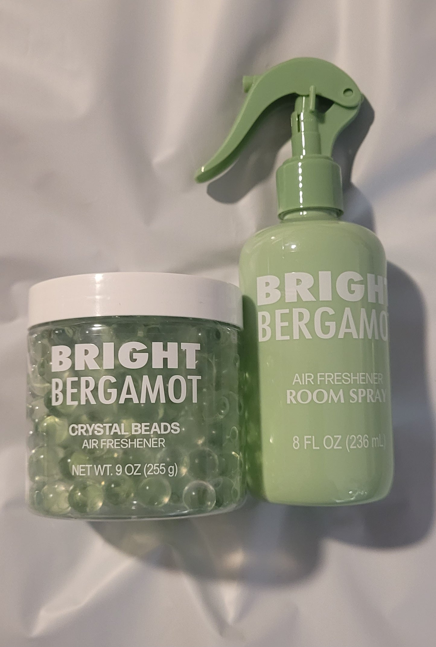 Bergamot Scented Room & Linen Spray 8oz  & Bergamot Beads 9oz