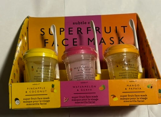 Super Fruit Face Mask 3pc Set