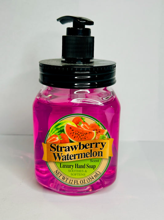 Strawberry Watermelon Scented Hand Soap 12oz