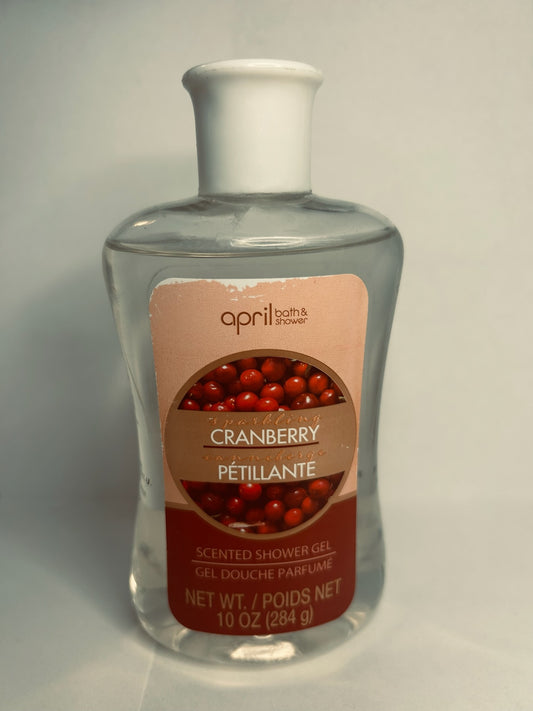 Shower Gel  Sparkling Cranberry Scented 10oz